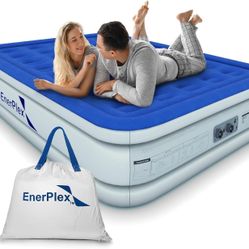 Enerplex Air Mattress with Built-in Pump - Full Mattress size for Camping,home or travel.