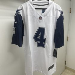 Dallas Cowboys Dak Prescott stitched jersey message for size Availability 