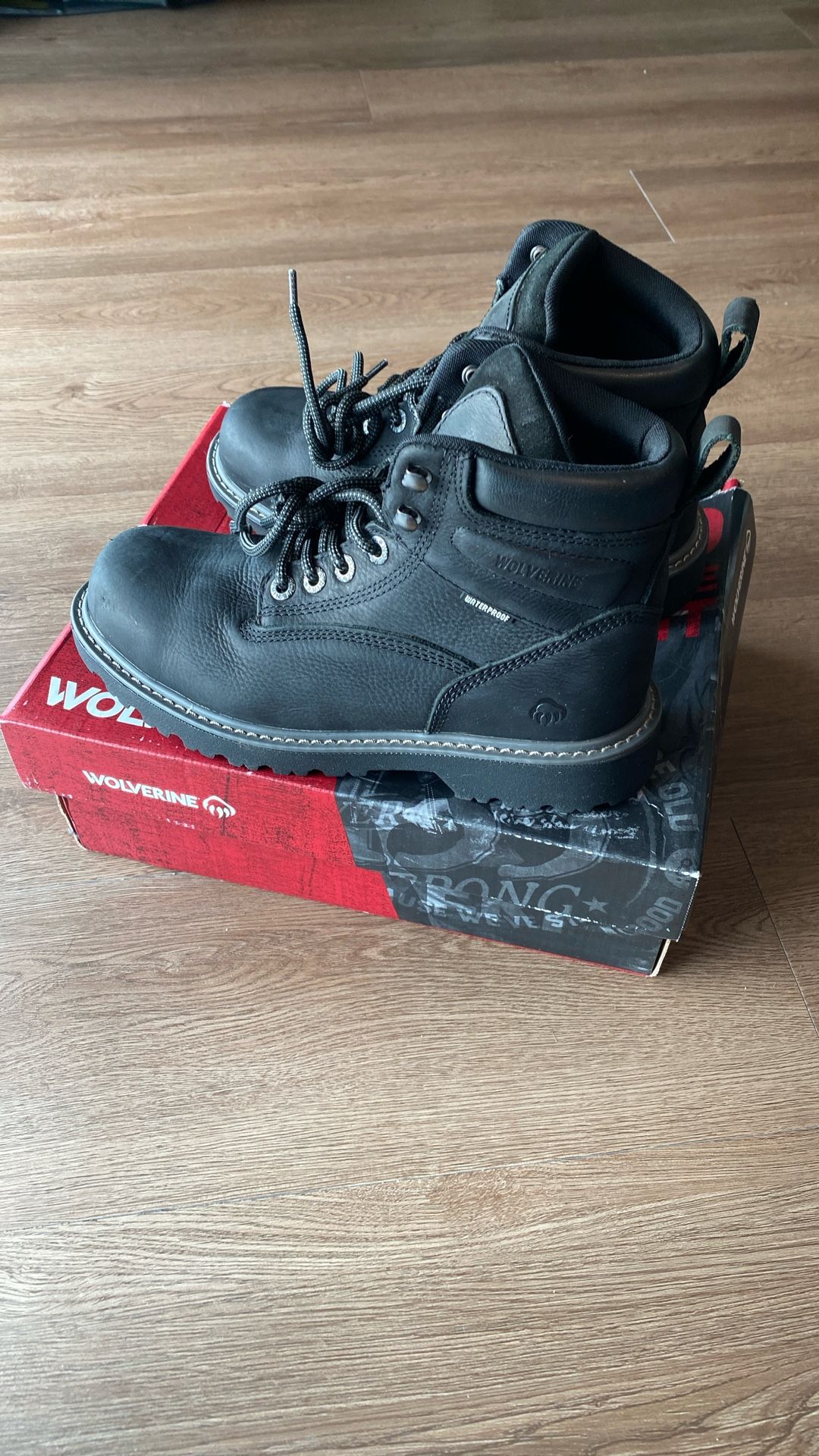 Wolverine 6 inch WP boot black 8.5 women’s