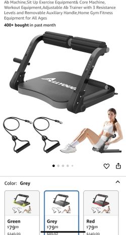Ab Machine,Sit Up Exercise Equipment& Core Machine, Workout Equipment
