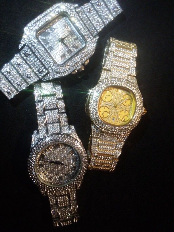 Celebrity Collection Set The Three-piece Lab Austrian Stones Unisex Resizable Links