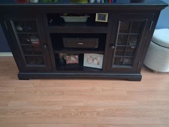 farmhouse-style media console