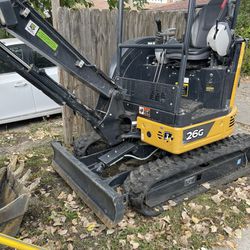 2022 John Deere 26G Compact Excavator 