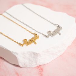 18K Gold PVD Stainless Steel Hope Necklace