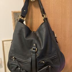 Jerome Dreyfus Etienne Calf Skin Leather Purse Hobo Handbag