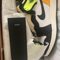 Volt Yellow Jordan 1s 
