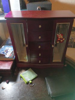 Antique Jewelry Box Stand