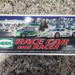 Hess Race Car And Racer. Never Opened