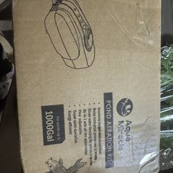 Pond Aerator Pump Pond Aeration Kit with Check Valves Air Stones Airline Tubing, All-in-1 Pond Air Pumps Ponds up to 1000 Gallon