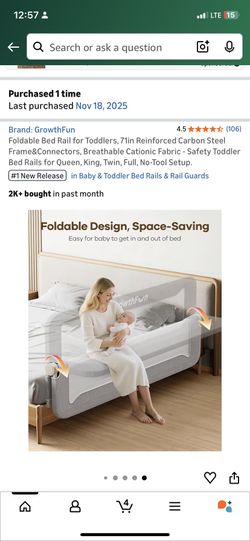 Bed Guard For Toddlers/baby