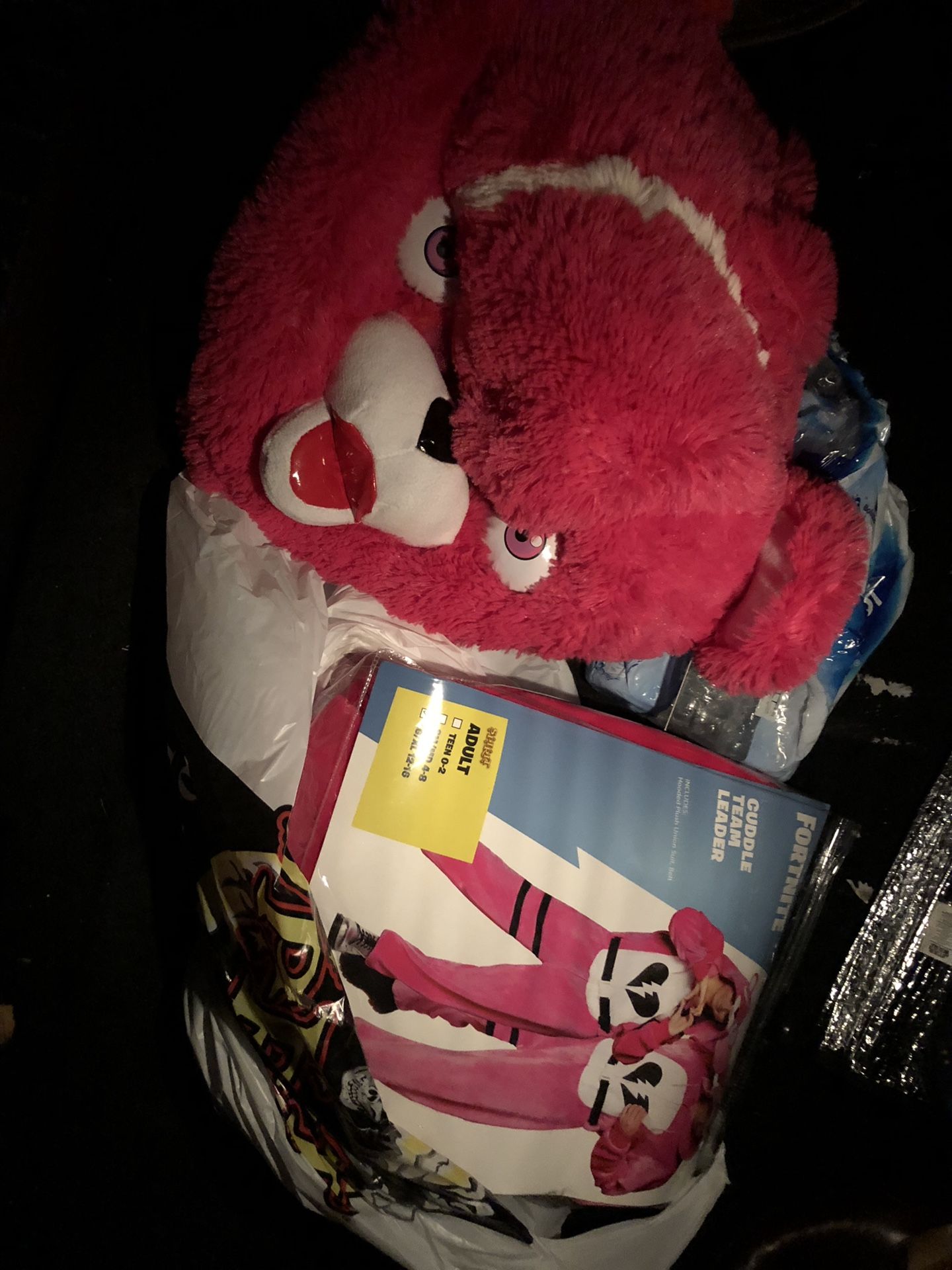 Fortnite Halloween Adult Costume Pink Bear