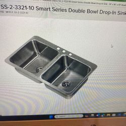 SS Double Bowl Sink