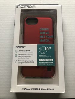 iPhone Incipio  DualPro Cover For SE/8/7/6s/6!