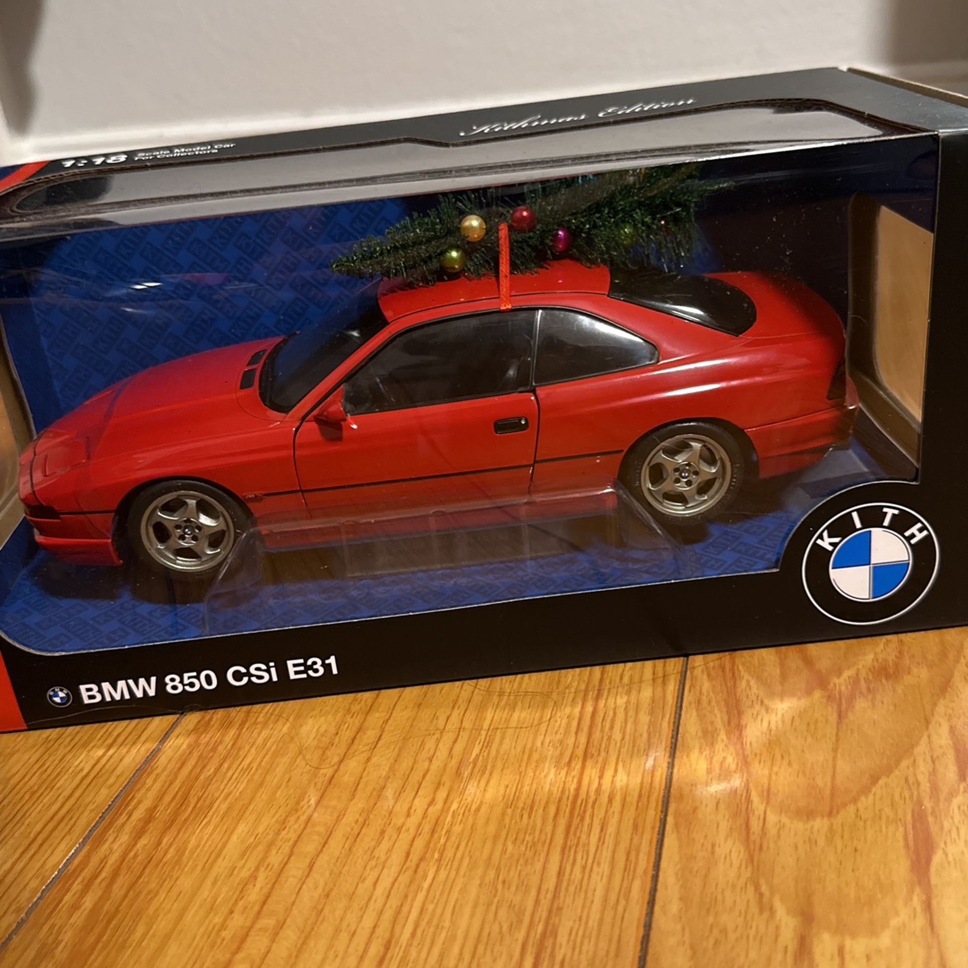 Kith Bmw 850 CSI Diecast Kithmas Model Replica for Sale in