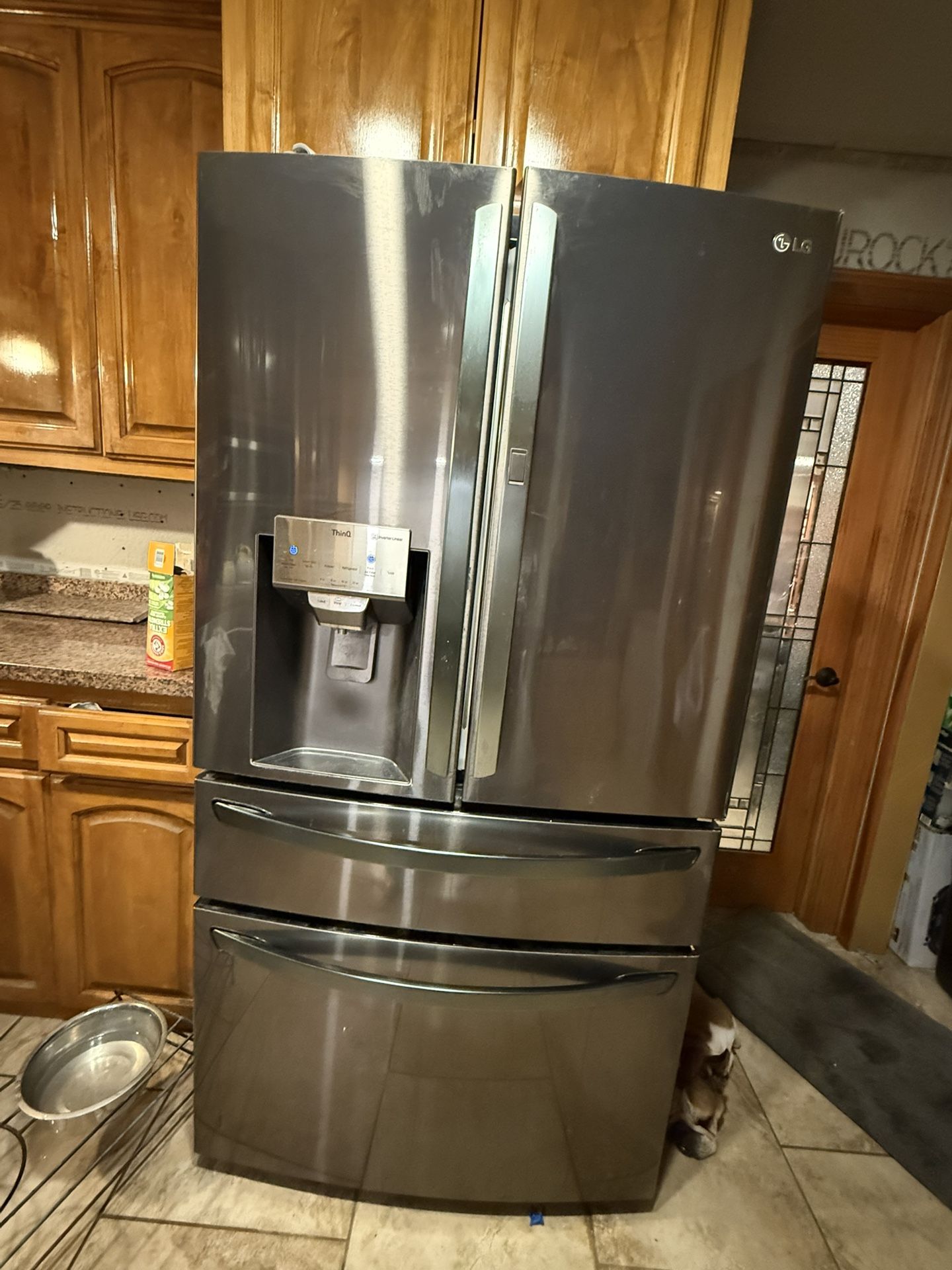 LG Refrigerator and LG Microwave