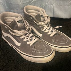 Vans Sk8-Hi Gray & White Men’s Shoes