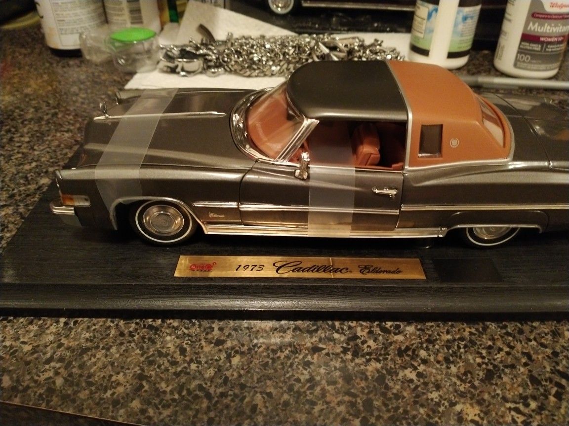 1973 Cadillac El dorado 1/18 Diecast Car Excellent Condition Comes With Original Box