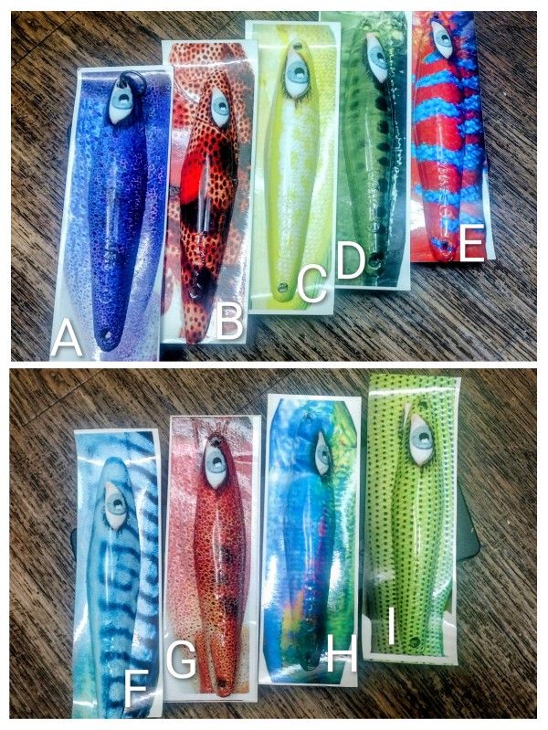 Surface Iron Fishing Jig Lure Skin Wrap Tady Salas Caivo JRi