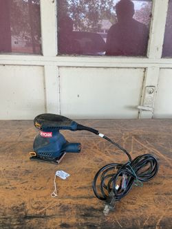 Ryobi Sander with Stand.    South Austin.    $35 Cash.
