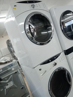 GE stackable front load washer and dryer set - Free delivery