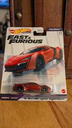 Hot Wheels Fast & Furious W MOTORS lycan Hypersport 