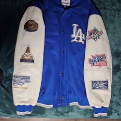 5x World Series Champions Dodgers Lederman Jacket 