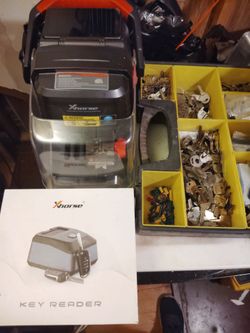 Xhorse key cutting machine plus xhorse dolphin key reader and hundreds of blanks