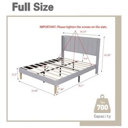 2 yrs old Full size bed frame - great shape 