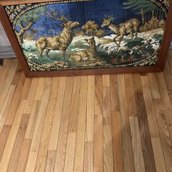 Tapestry Woven Wool Deer Hanging 