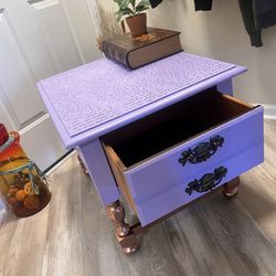 Lavender Side Table 