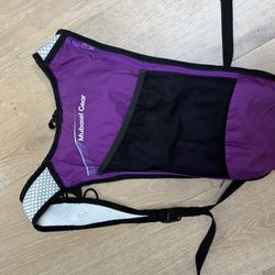 Unused hiking backpack with water bag and pipe