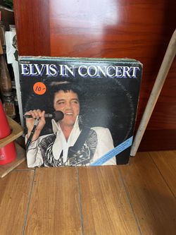Vintage Elvis Presley Elvis In Concert 2-record vinyl LP