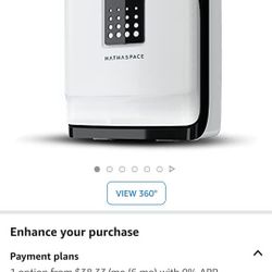 HATHASPACE Smart Air Purifier for Home, Bedroom, with True HEPA Air Filter for Allergens, Pets, Smoke, Quiet Air Cleaner, Removes 99.9% of Dust, Mold,