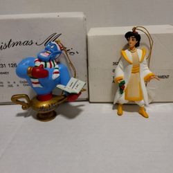 Disney Vintage Aladdin Christmas Ornaments 