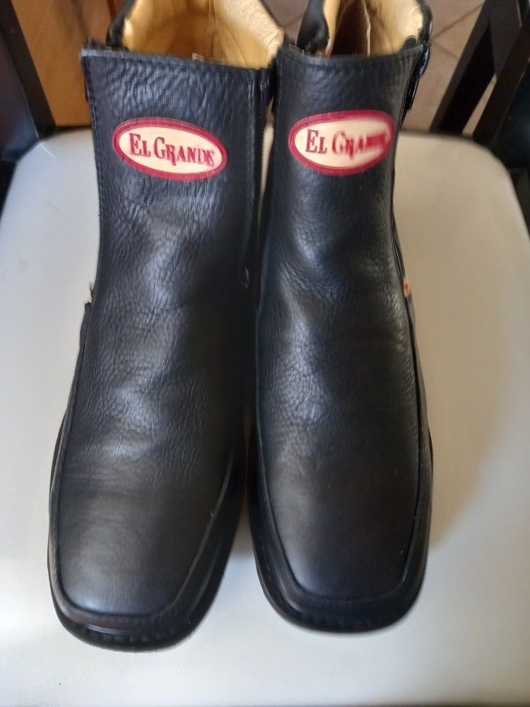 Super Soft Leather Boots With Zipper 