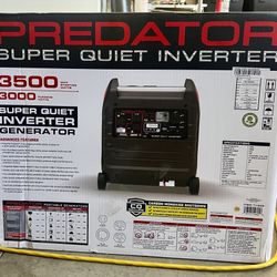 New & Sealed In Box Predator 3500 Generator 