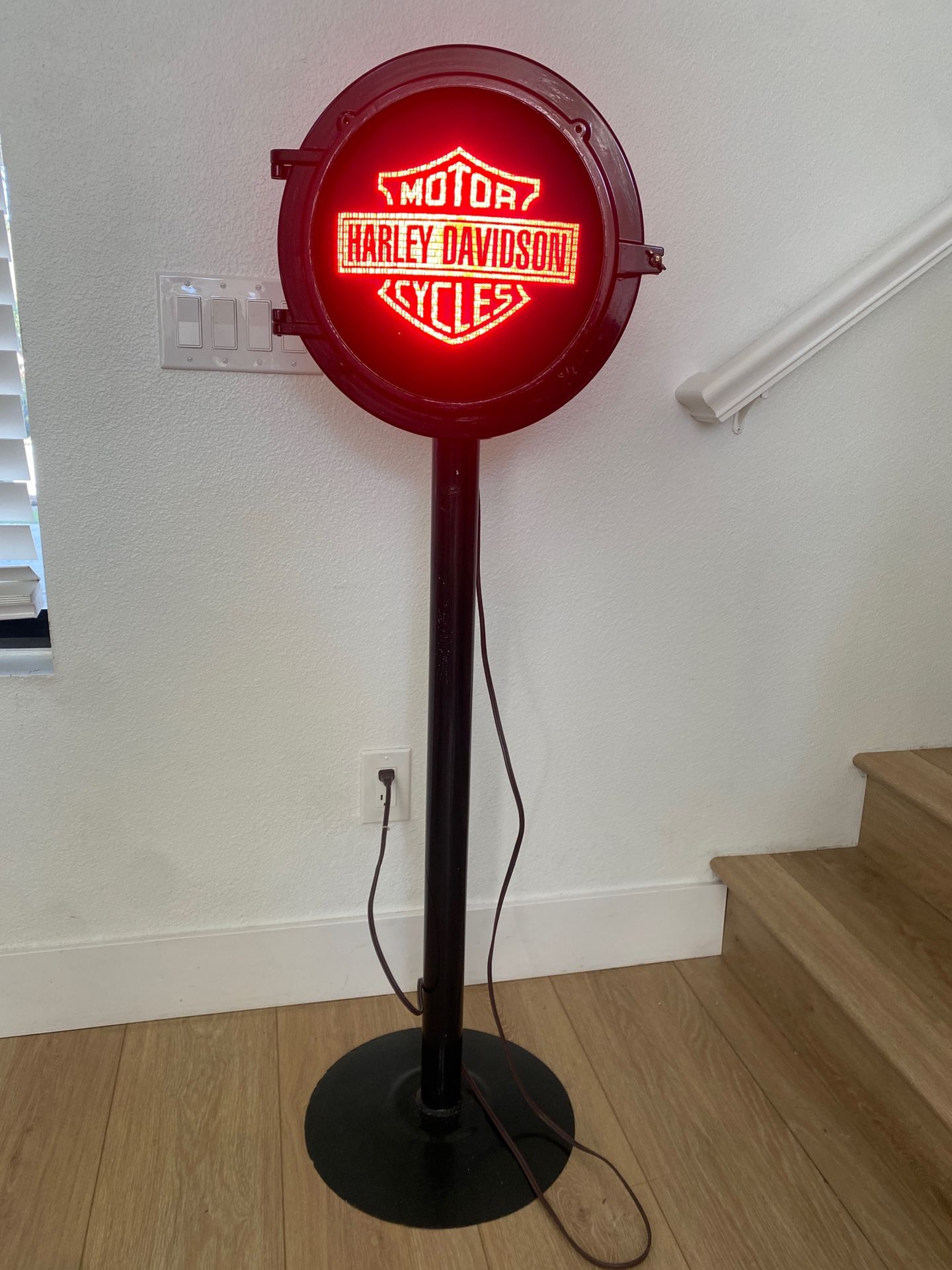 Vintage Harley Davidson Light Up Sign 