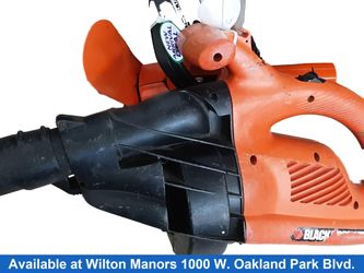 Black & Decker Bv2500 Orange Corded Leaf Blower