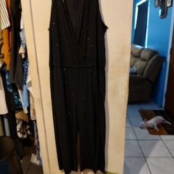 Black Pants Glitter Michael Kors Jumpsuit 