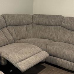 Power reclining sectional
