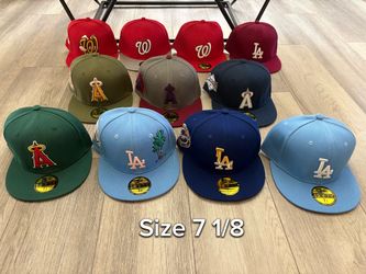 Dodgers & Angels Hats 7 1/8