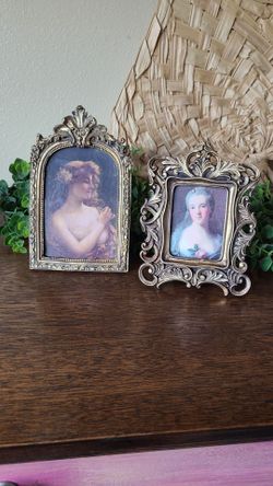 Decopaged Images Of Victorian Ladies