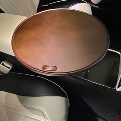 New Car Floating Table Dark Wood Grain 33cm