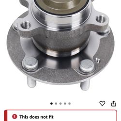 Autoround 512570 Rear Wheel Hub and Bearing Assembly Replacement for Honda Civic 2016-2021/ Insight 2019-2022