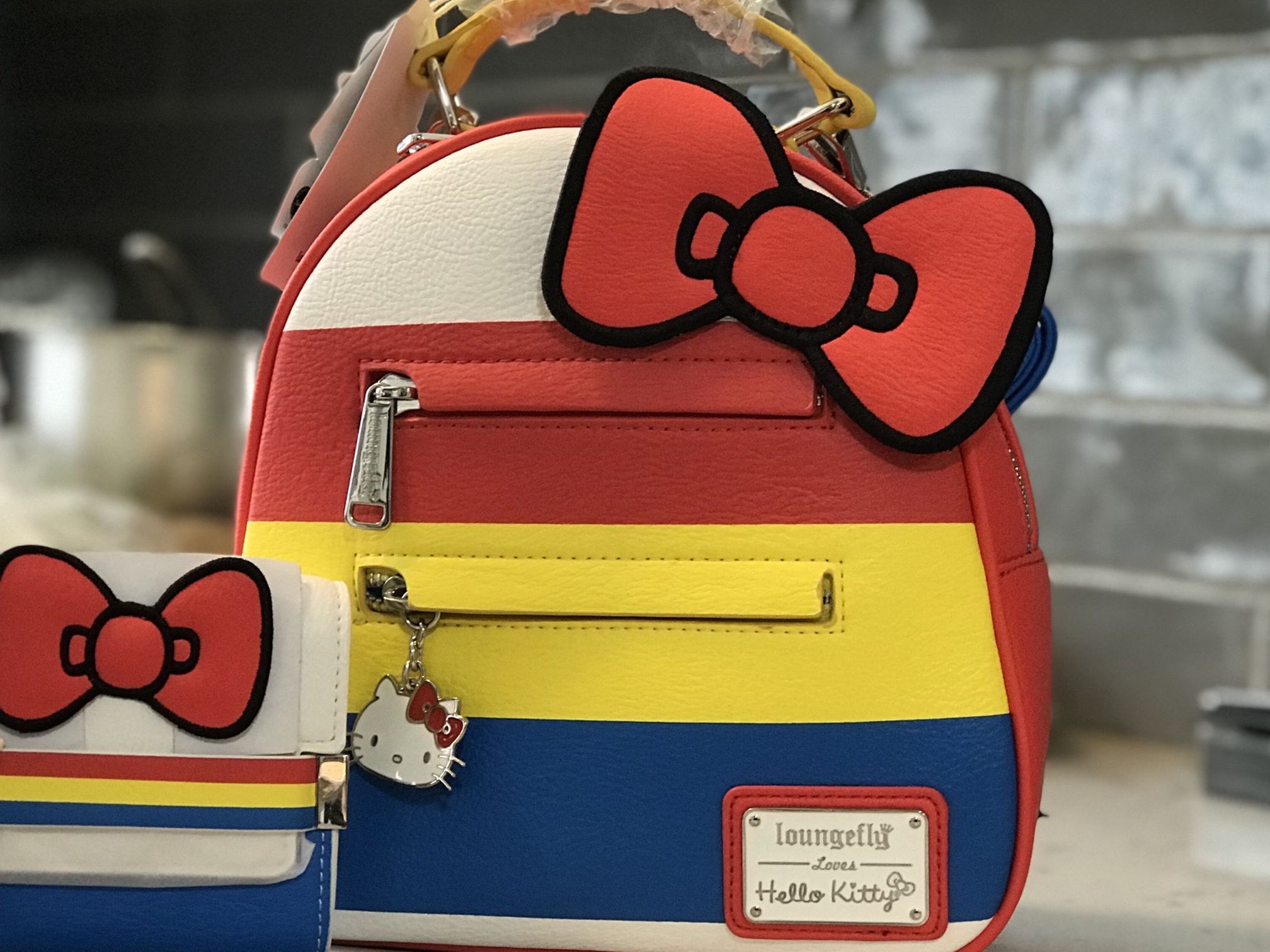 Hello Kitty Bag and wallet Combo - Mini Backpack