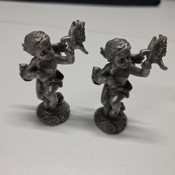Spoontiaues Cherubs Vintage Pewter