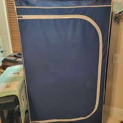 Clothing Rack Covered Closet Organizer 