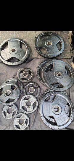Olympic rubber weights