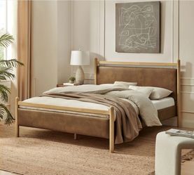 Brand New Jane King  Bed Finished In Light Oak 