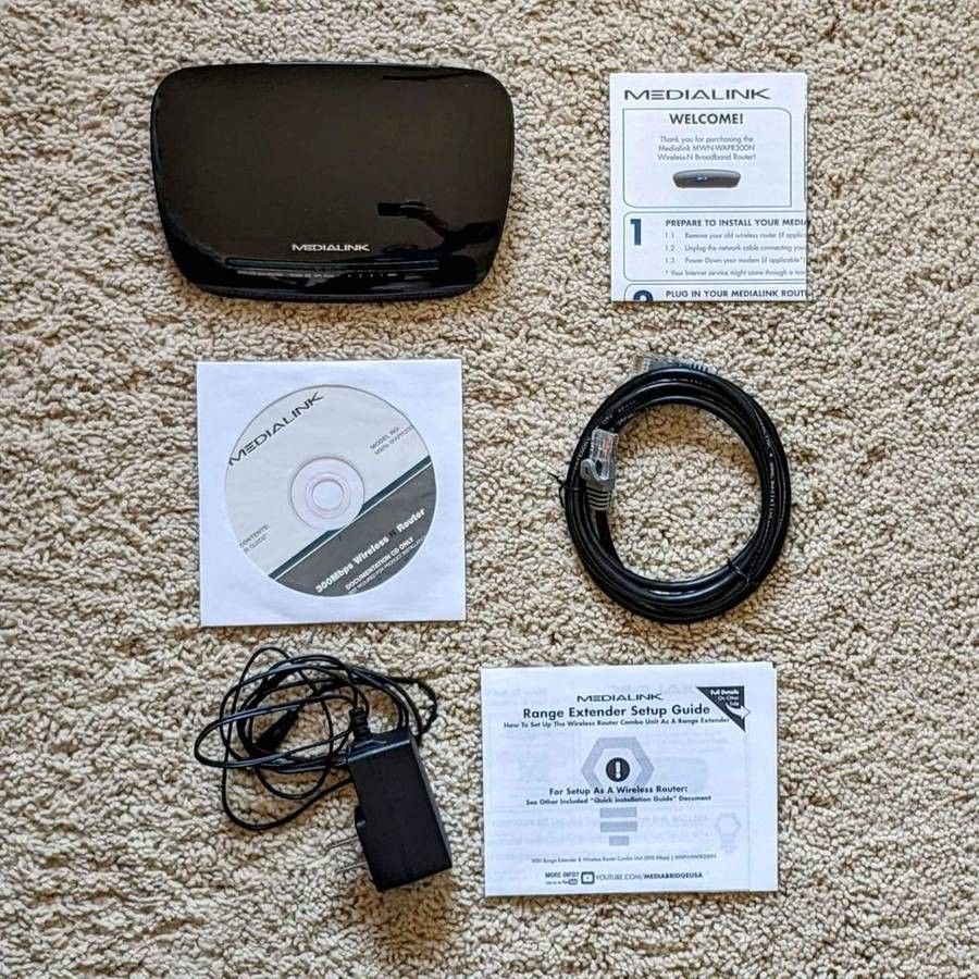 Medialink wireless N 300 Mbps broadband internet router